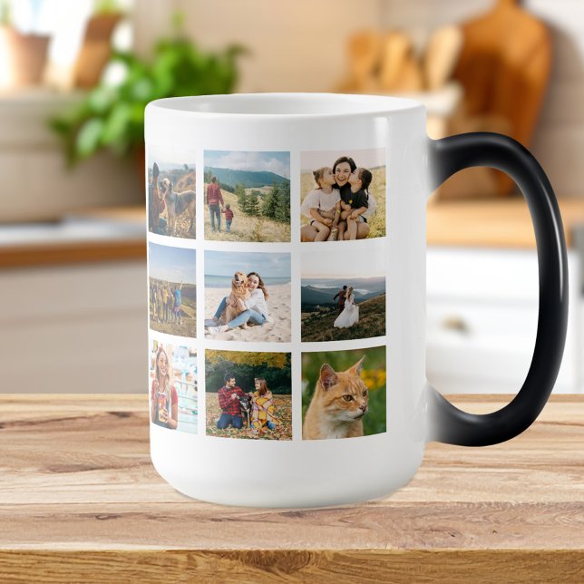 Create Your Own 21 Photo Collage Magic Mug (Creator Uploaded)