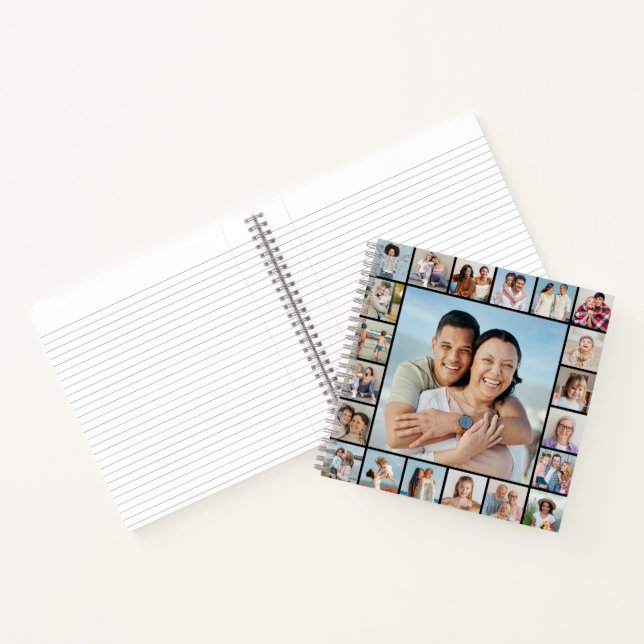Create Your Own 21 Photo Collage Notebook (Inside)
