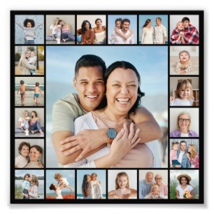 Create Your Own 21 Photo Collage Photo Enlargement Print
