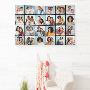 Create Your Own 24 Photo Collage  Banner