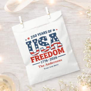 Create Your Own 250 Years of USA Freedom Favour Bag
