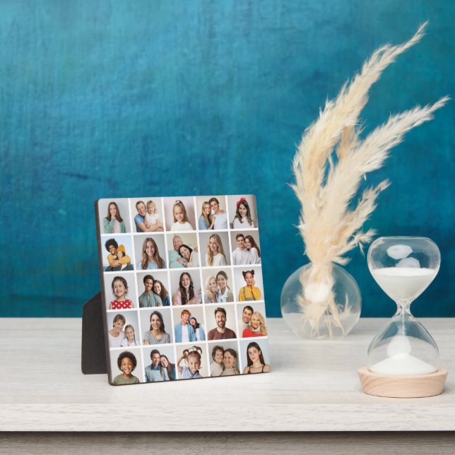 Create Your Own 25 Photo Collage Plaque (Insitu)