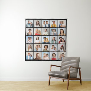 Create Your Own 25 Photo Collage Tapestry