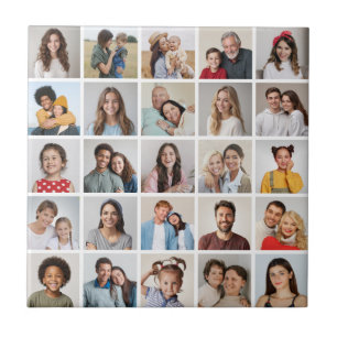Create Your Own 25 Photo Collage Tile