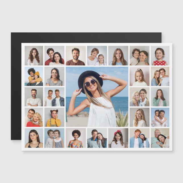 Create Your Own 27 Photo Collage (Front/Back)