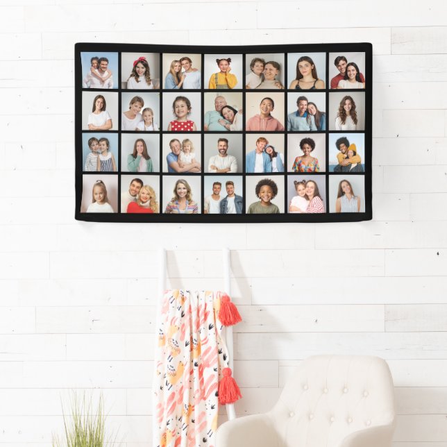 Create Your Own 28 Photo Collage Banner (Insitu)