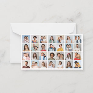 Create Your Own 28 Photo Collage Card