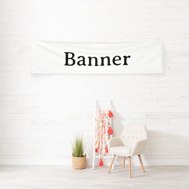 Create Your Own 2.5' x 10' Indoor Banner (Insitu)