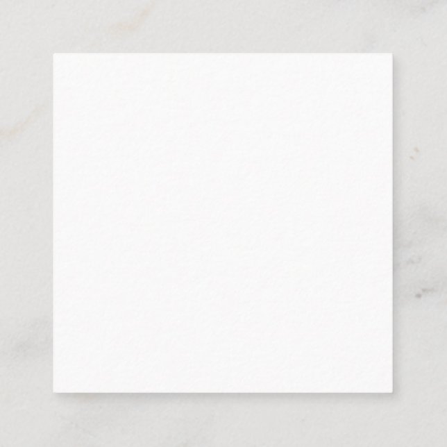 Create Your Own 2.5" x 2.5" Matte Business Cards (Back)