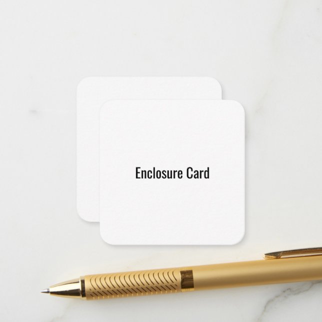Create Your Own 2.5" x 2.5" Rounded Enclosure Card (Front/Back In Situ)