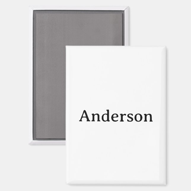 Create Your Own 2.5" x 3.5" Rectangle Magnet (Front/Back)