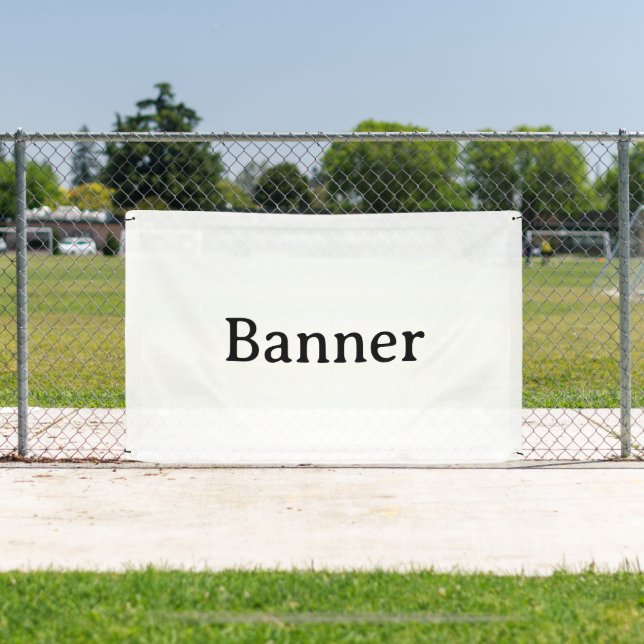 Create Your Own 2.5' x 4' Outdoor  Banner (Insitu)