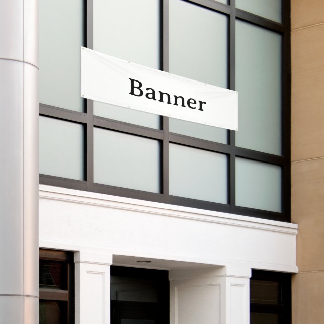 Create Your Own 2.5' x 8' Outdoor  Banner (Outside Building)