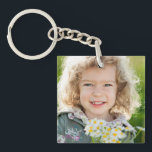 Create Your Own 2 Family Child Photo Keychain<br><div class="desc">Upload your photos and create your own 2-photo,  double-sided custom keychain.  Great gift for parents and grandparents.</div>