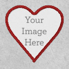 Create Your Own 2" Iron-On Heart Patch