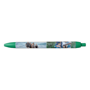 Create Your Own 2 Photo Personalized Black Ink Pen