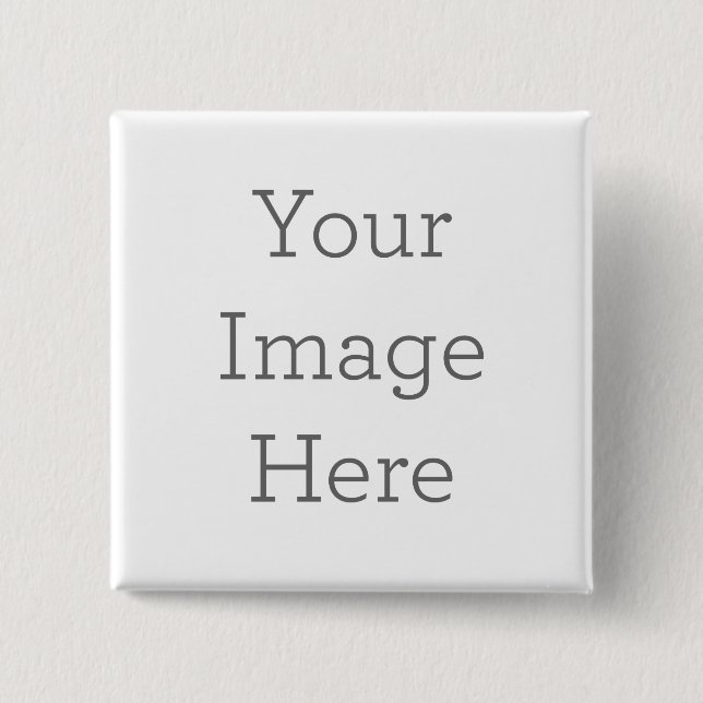 Square Button, 5,1 Cm (Front)