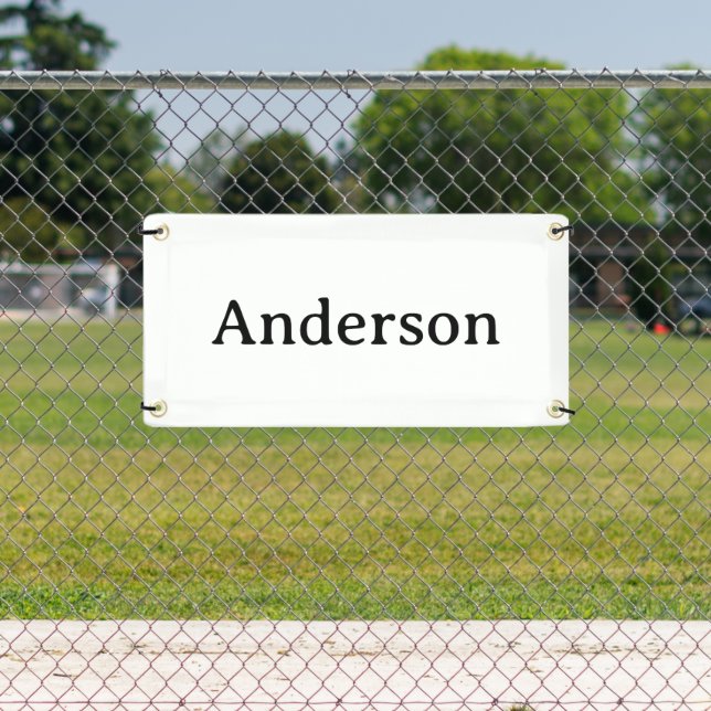 Create Your Own 2' x 1' Outdoor  Banner (Insitu)