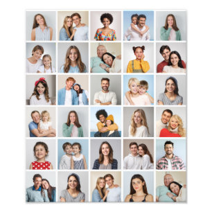Create Your Own 30 Photo Collage Photo Enlargement