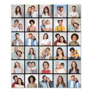 Create Your Own 30 Photo Collage Photo Enlargement Print
