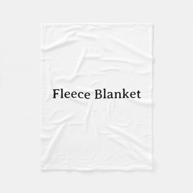 Create Your Own 30"x40" Fleece Blanket (Front)