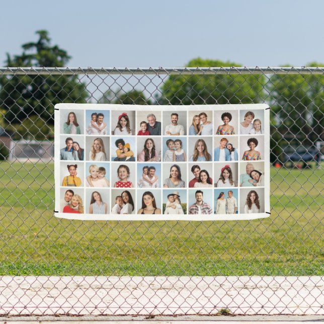 Create Your Own 32 Photo Collage Banner (Insitu)