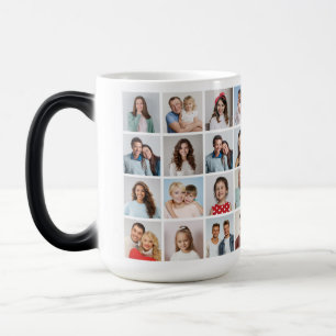 Create Your Own 32 Photo Collage Magic Mug