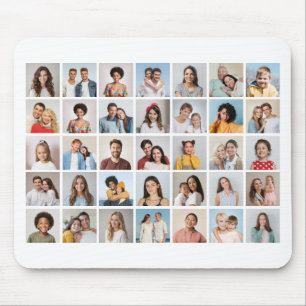 Create Your Own 35 Photo Collage Mouse Pad
