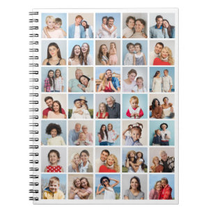 Create Your Own 35 Photo Collage Notebook