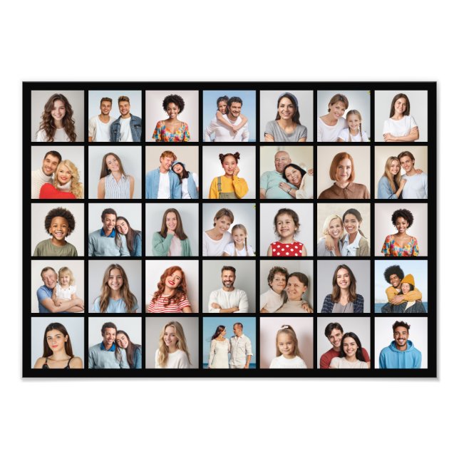 Create Your Own 35 Photo Collage Photo Enlargement (Front)
