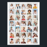 Create Your Own 35 Photo Collage Photo Enlargement<br><div class="desc">Create your own 35 Photo Collage for Christmas, Birthdays, Weddings, Anniversaries, Graduations, Father's Day, Mother's Day or any other Special Occasion, with our easy-to-use design tool. Add your favourite photos of friends, family, vacations, hobbies and pets and you'll have a stunning, one-of-a-kind photo collage. Our custom photo collage is perfect...</div>