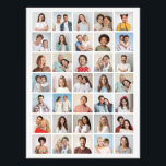 Create Your Own 35 Photo Collage Photo Enlargement Print<br><div class="desc">Create your own 35 Photo Collage for Christmas, Birthdays, Weddings, Anniversaries, Graduations, Father's Day, Mother's Day or any other Special Occasion, with our easy-to-use design tool. Add your favourite photos of friends, family, vacations, hobbies and pets and you'll have a stunning, one-of-a-kind photo collage. Our custom photo collage is perfect...</div>