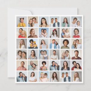 Create Your Own 36 Photo Collage Card