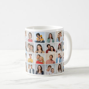 Create Your Own 36 Photo Collage Coffee Mug