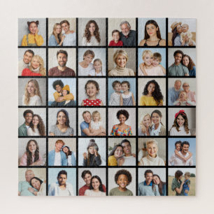 Create Your Own 36 Photo Collage Jigsaw Puzzle