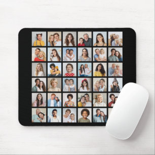 Create Your Own 36 Photo Collage Mouse Pad