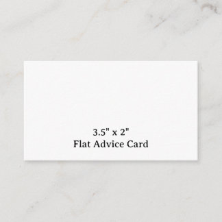 Create Your Own 3.5"x2" Advice Card With Envelopes