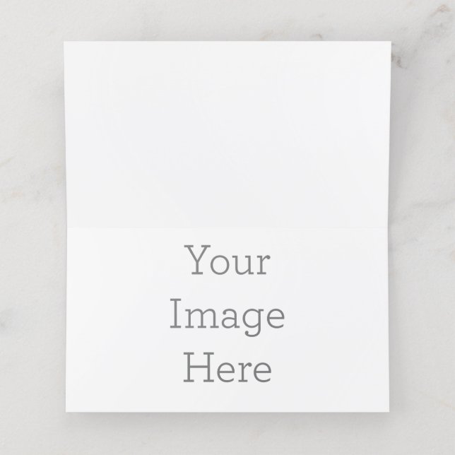 Horizontal Folded Appointment Card (Inside Unfolded)