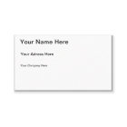 Create Your Own 3.5" x 2.0" Matte Business Cards
