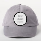 Create Your Own 3" Circle White Iron-On Patch