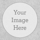 Create Your Own 3" Circle White Iron-On Patch