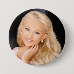 Create your own 3 inch fan pageant button! round button