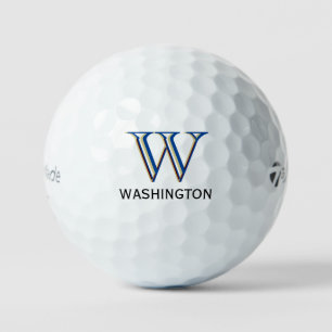 Create Your Own 3 Layered Monogram with First Name Golf Balls