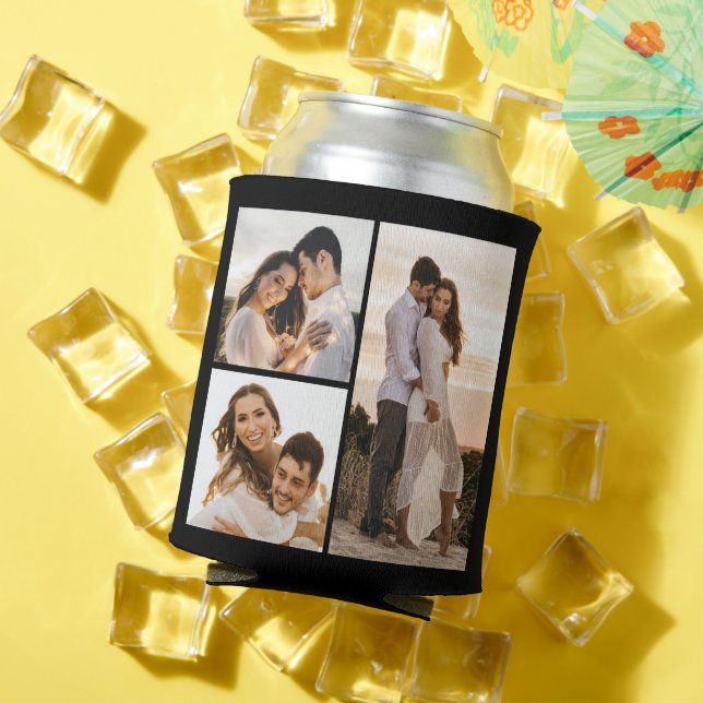 Create Your Own 3 Photo Collage Can Cooler (In Situ Summer)