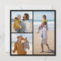 Create Your Own 3 Photo Collage Greeting