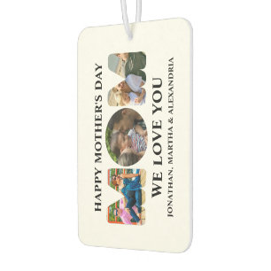 Create your own 3 photo collage Happy Mothers day Air Freshener