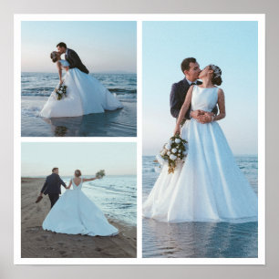 Create Your Own 3 Photo Collage Poster