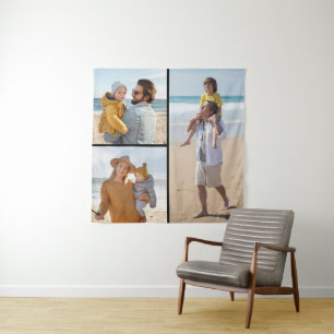 Create Your Own 3 Photo Collage Tapestry