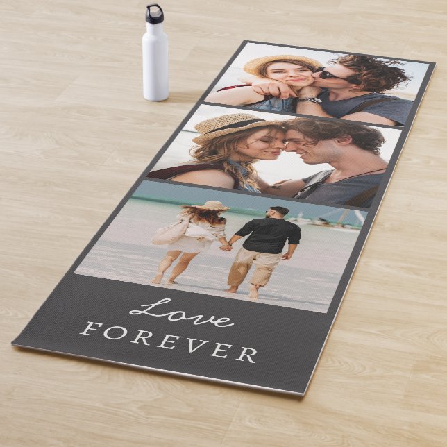 Create Your Own 3 Photo Collage Yoga Mat (In Situ)