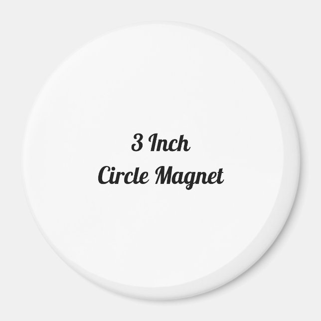Create Your Own 3'' Round Magnet (Front)